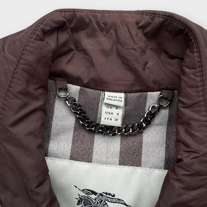 trench-coat en nylon Burberry vintage - UK6