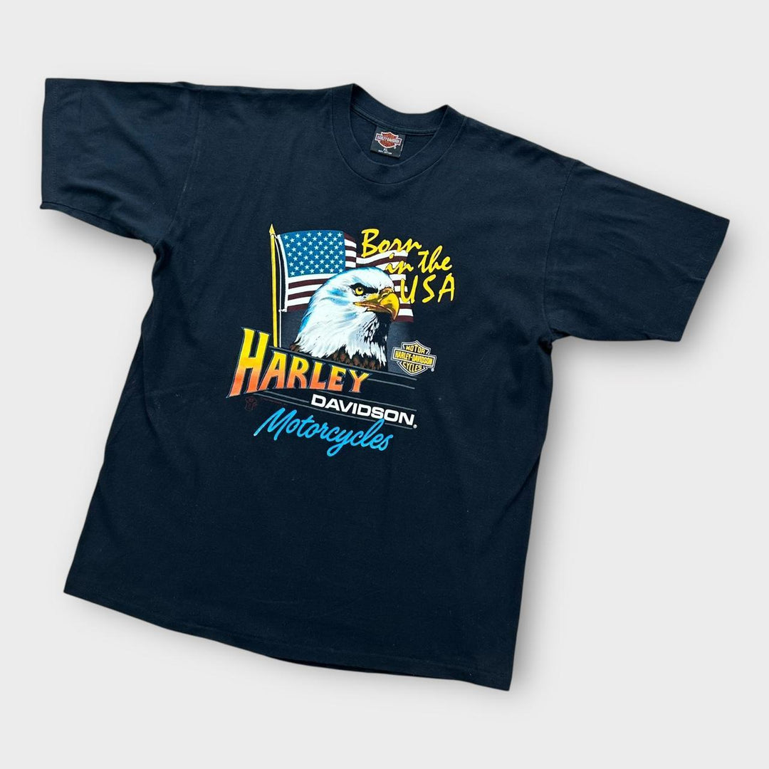 T-shirt graphique Harley Davidson vintage - XL