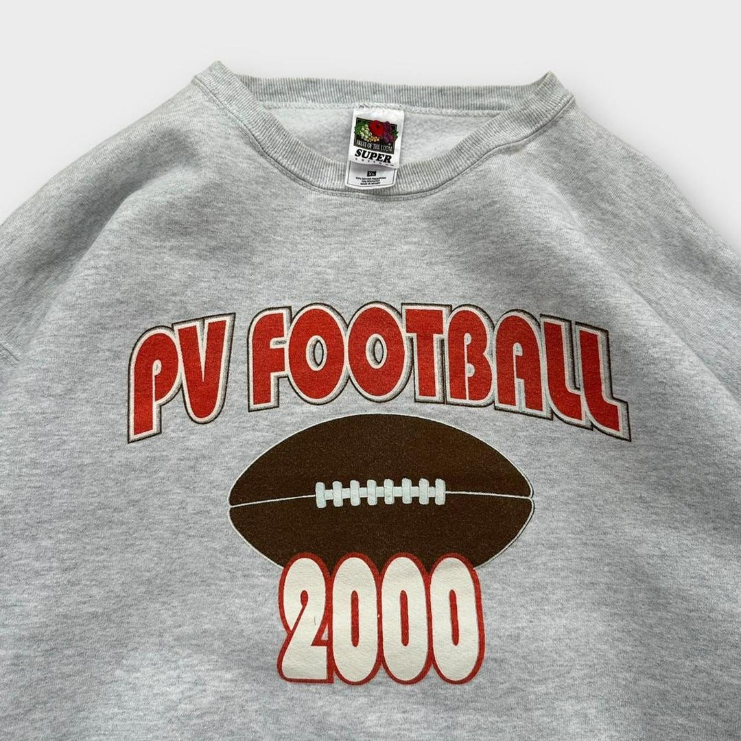 sweat-shirt graphique de football américain vintage - XL