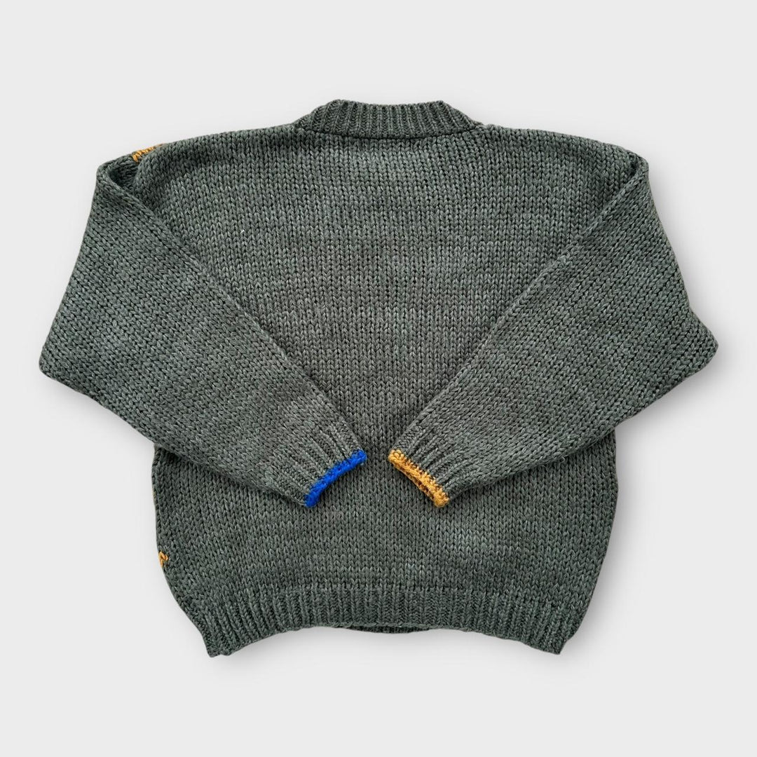 tricot à motifs vintage des années 90 - moyen
