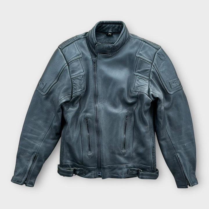 Veste de motard en cuir Belstaff - petite (vérifier les mesures)