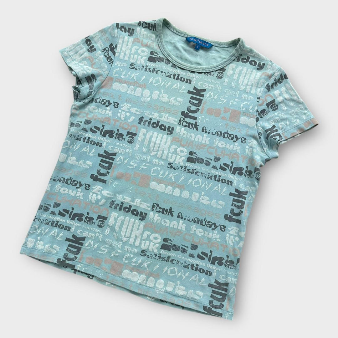 tee-shirt vintage Y2K FCUK - grand femme