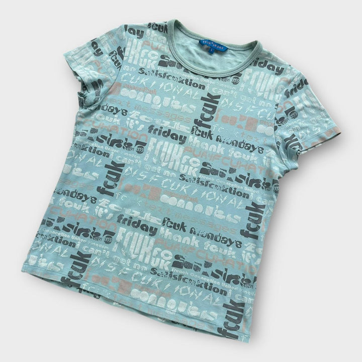 tee-shirt vintage Y2K FCUK - grand femme