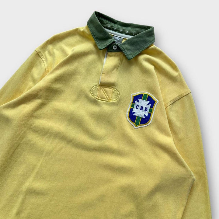 maillot de rugby Nike Brésil vintage - XL