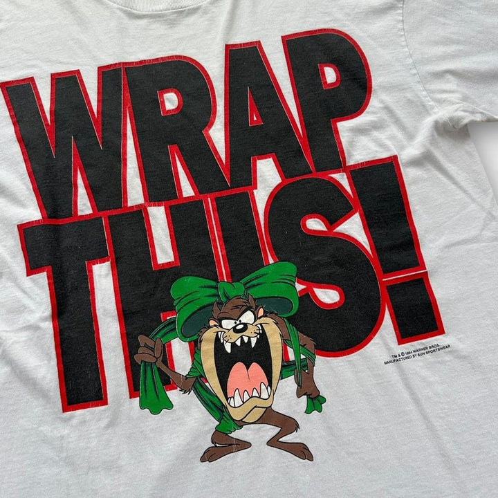 T-shirt graphique de Noël Taz vintage - XL
