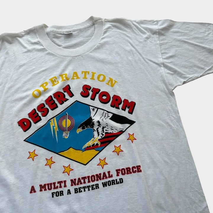 tee-shirt graphique vintage desert storm - XXL (s'adapte comme un grand