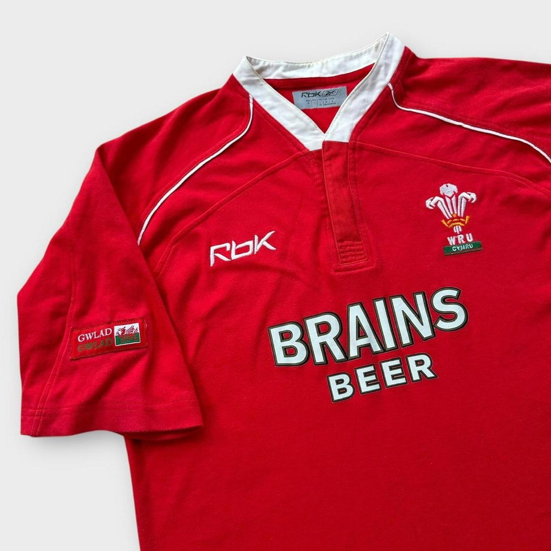 haut de rugby vintage du Pays de Galles - moyen