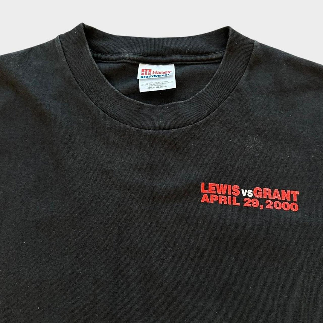tee-shirt graphique de boxe vintage Lewis bs Grant - grand