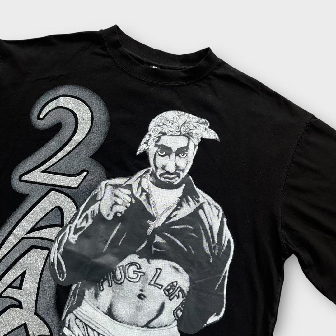 tee-shirt graphique Tupac vintage - XL
