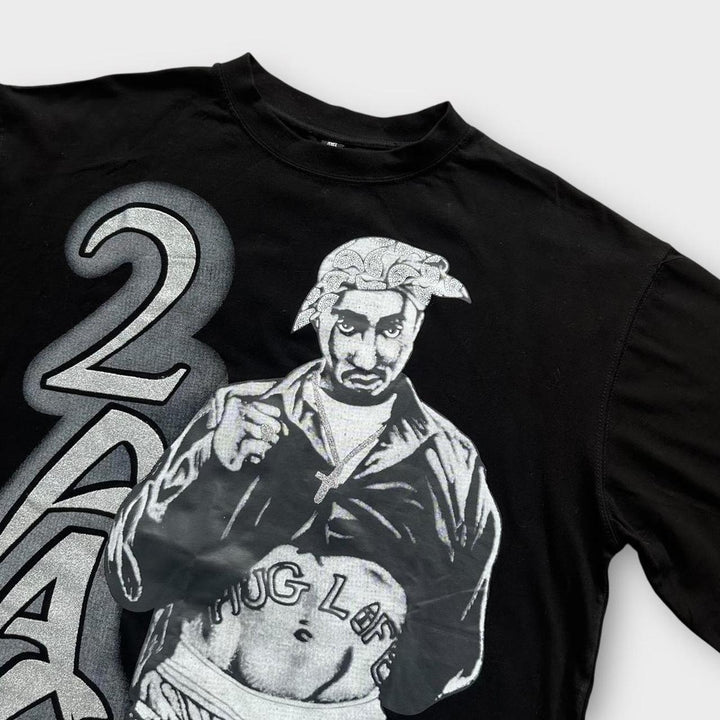 tee-shirt graphique Tupac vintage - XL