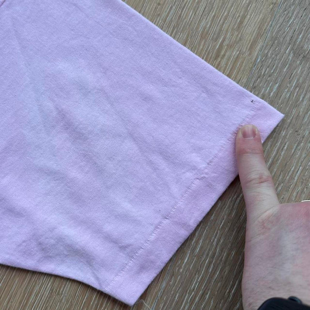 tee-shirt vierge vintage à point unique - XL