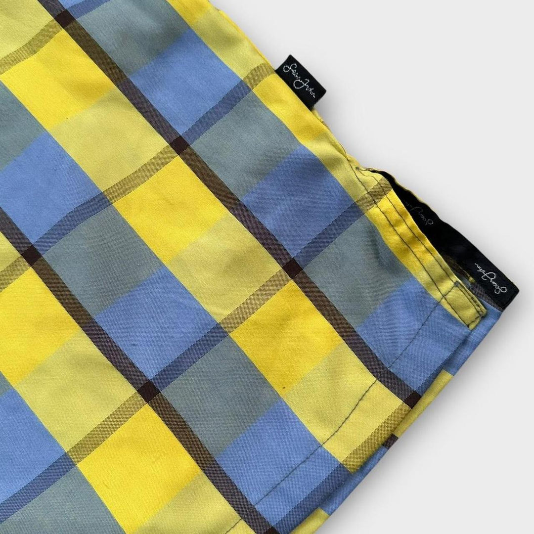 chemise à manches courtes Sean John vintage - grande (s’adapte comme un baggy XL)