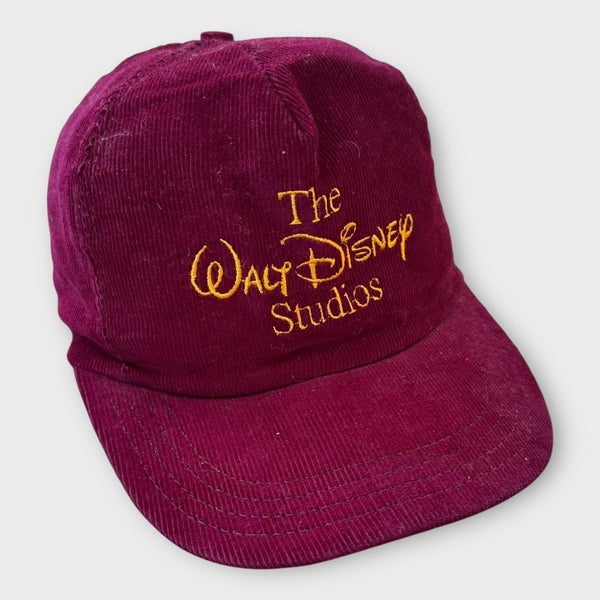 casquette en velours côtelé vintage Walt Disney Studios - taille unique