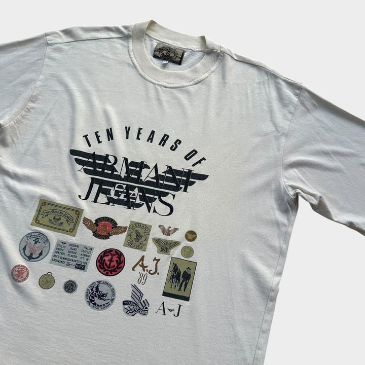 T-shirt graphique Armani jeans vintage - moyen