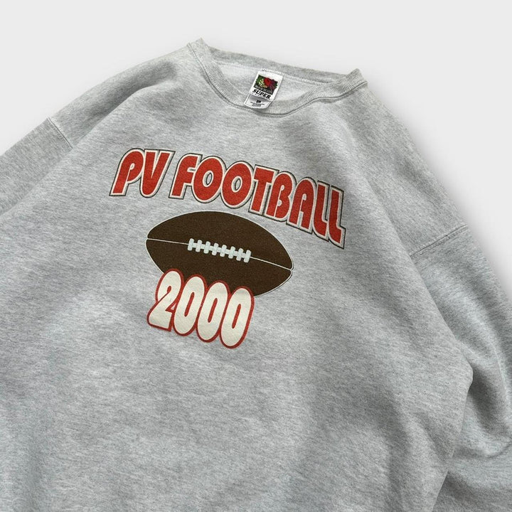 sweat-shirt graphique de football américain vintage - XL
