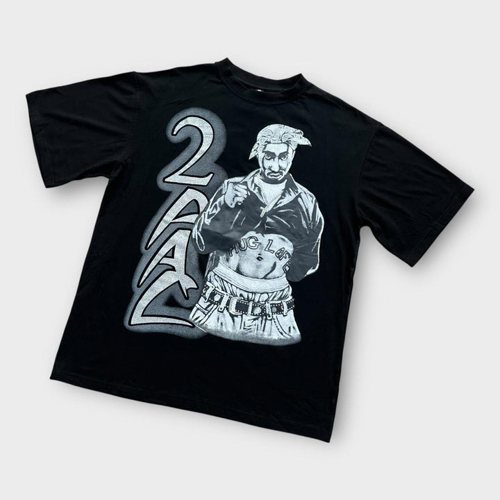tee-shirt graphique Tupac vintage - XL