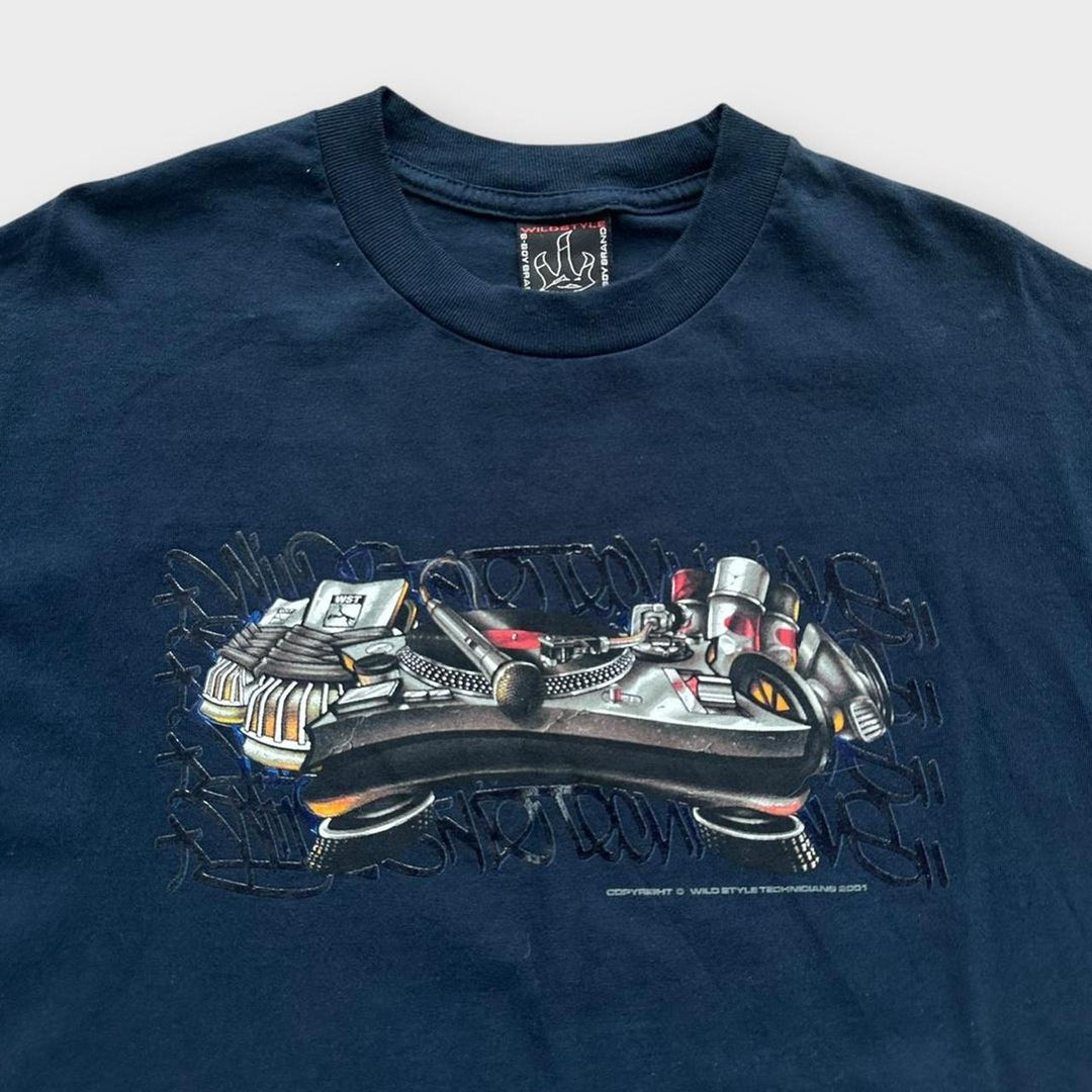 T-shirt graphique hip hop Y2K - XL