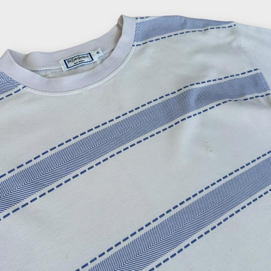 T-shirt à motifs YSL vintage - XL