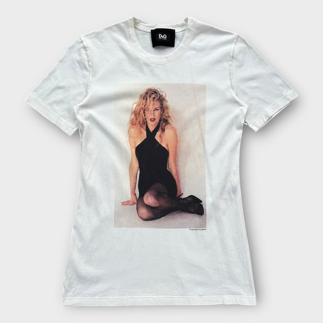 tee-shirt graphique vintage D&G Kim Basinger - grand femme