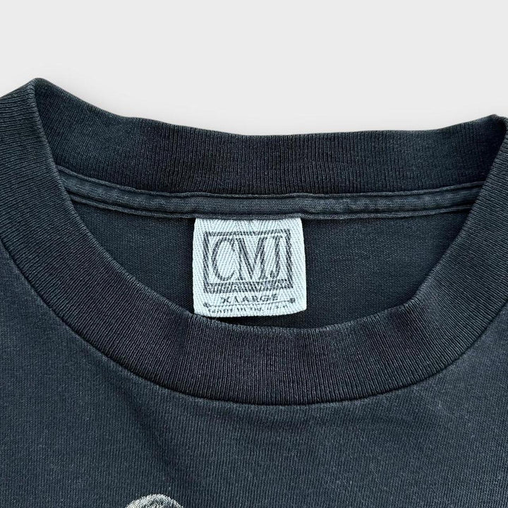 tee-shirt graphique biker à point unique vintage - XL