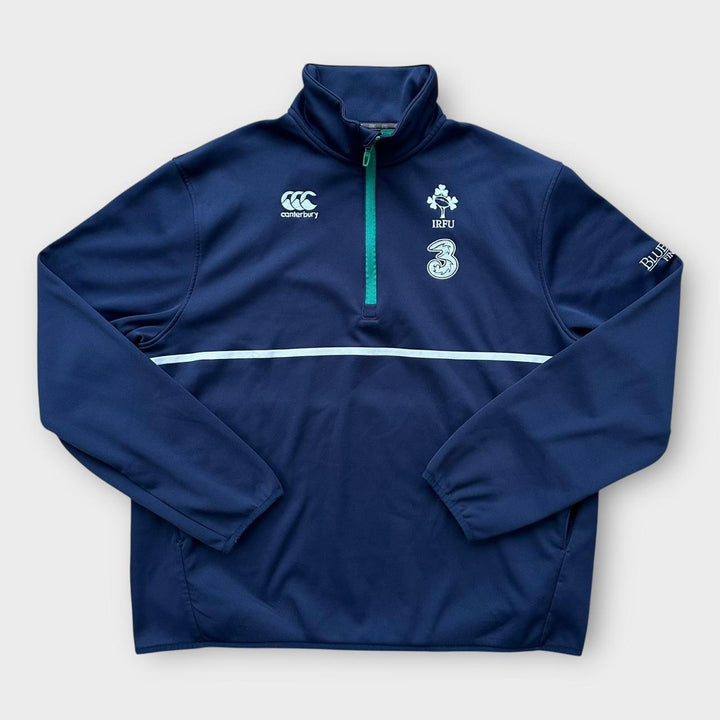 Pull à fermeture éclair quart de rugby Irlande - XL