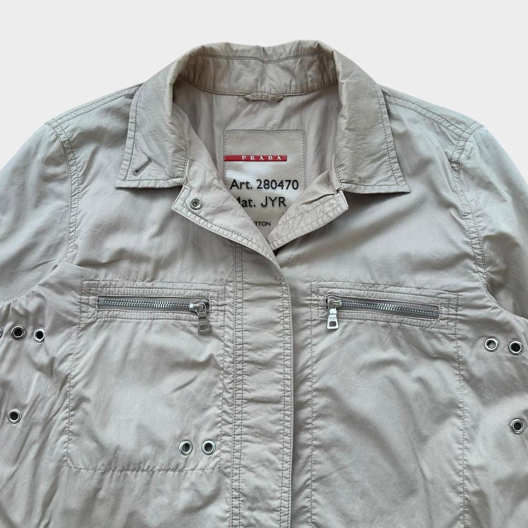 Trench technique Prada sport - femme taille moyenne 44 (carreaux