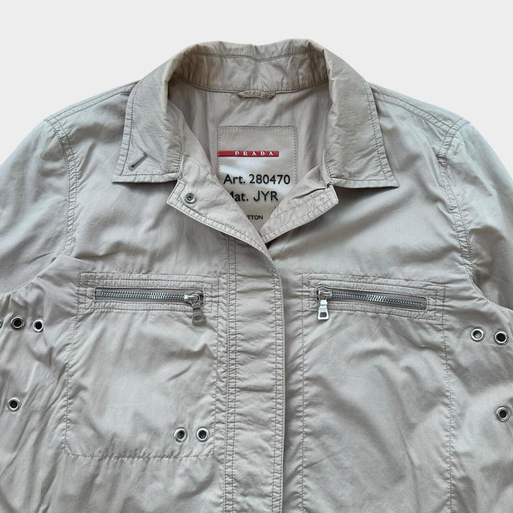 Trench technique Prada sport - femme taille moyenne 44 (carreaux