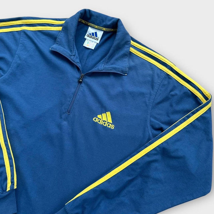 Sweat-shirt Adidas quart zip - petit