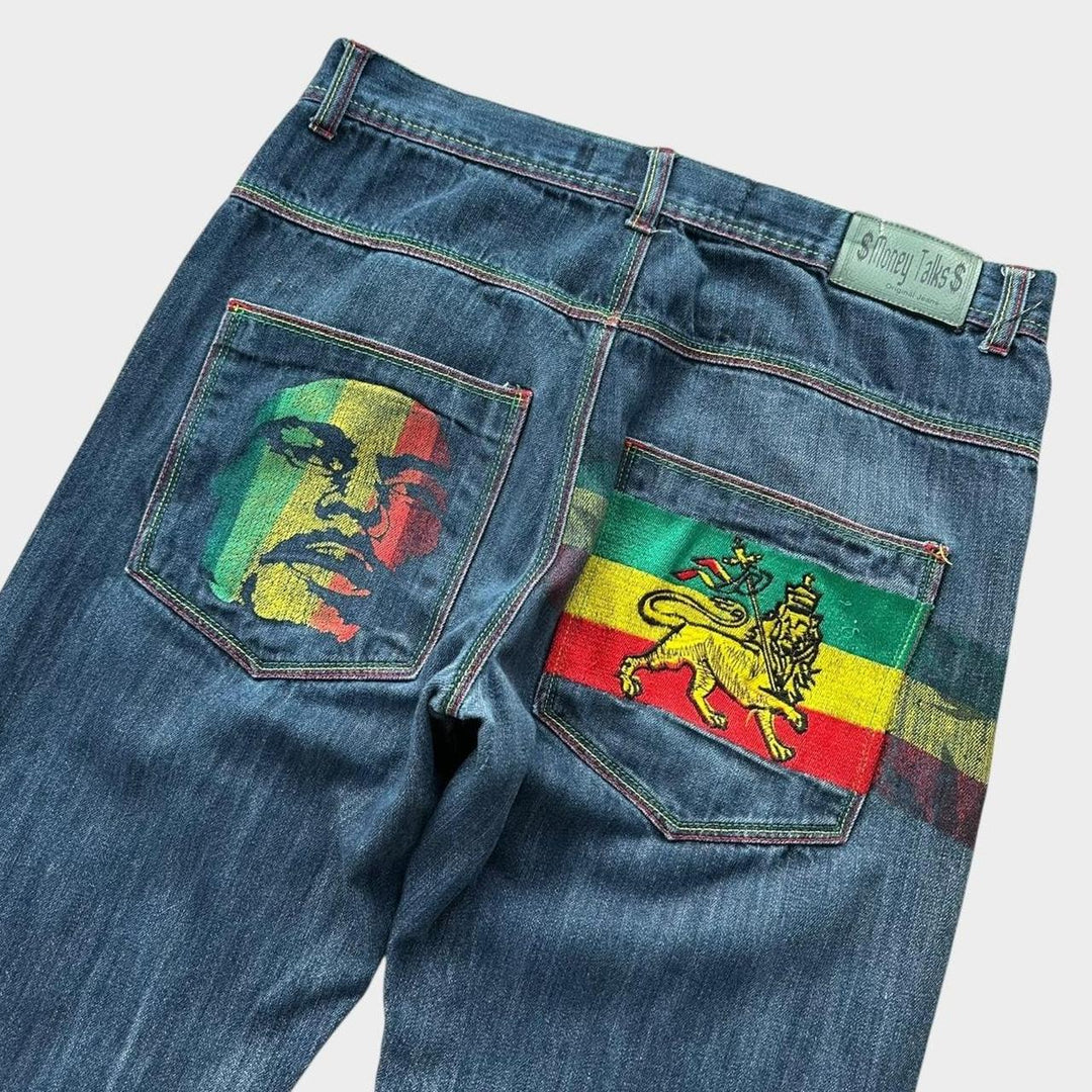 Jean Baggy Hip-hop Rasta - taille 34