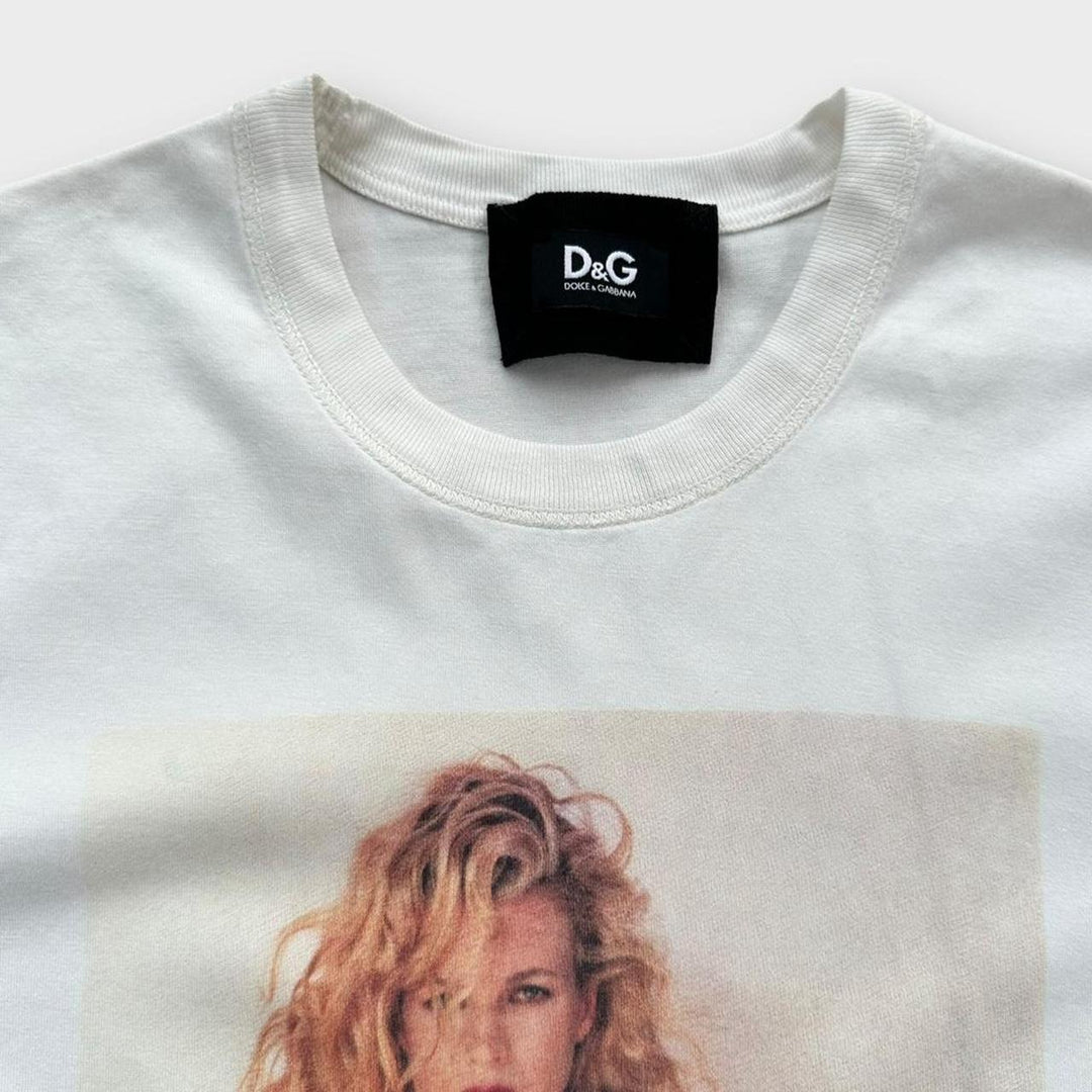 tee-shirt graphique vintage D&G Kim Basinger - grand femme