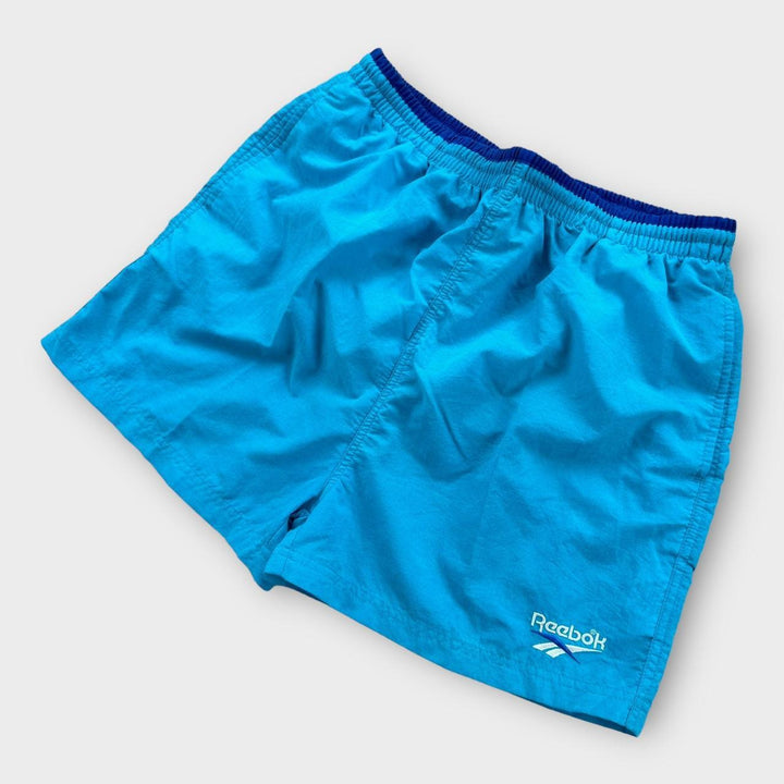 Short bleu Reebok - petit (élastiqué avec cordon de serrage)