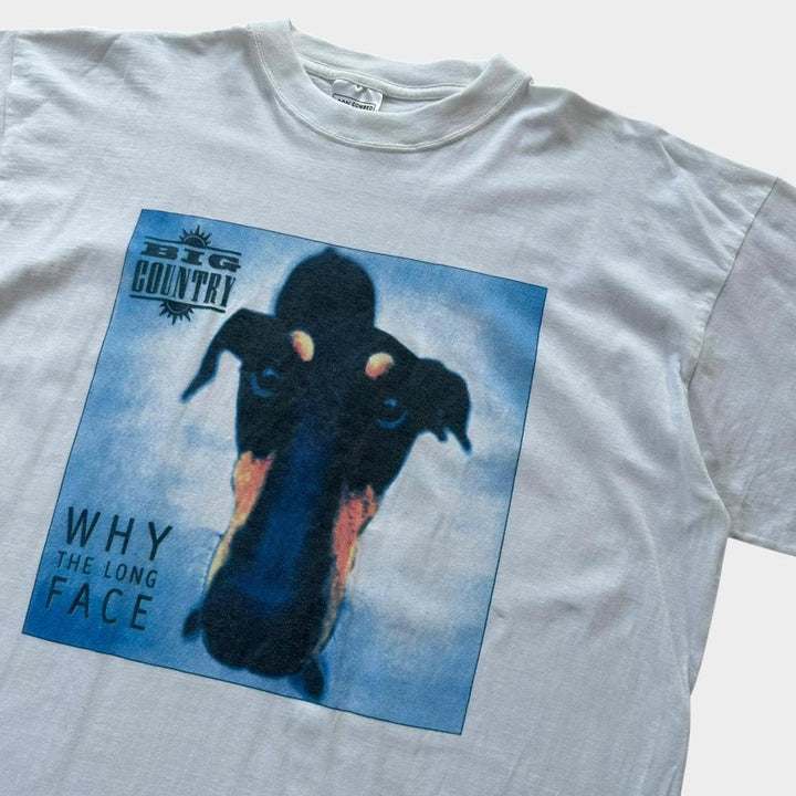 Big country pourquoi le tee-shirt vintage à visage long - XL