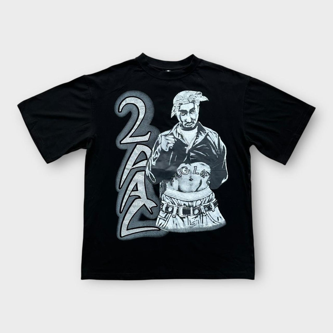 tee-shirt graphique Tupac vintage - XL
