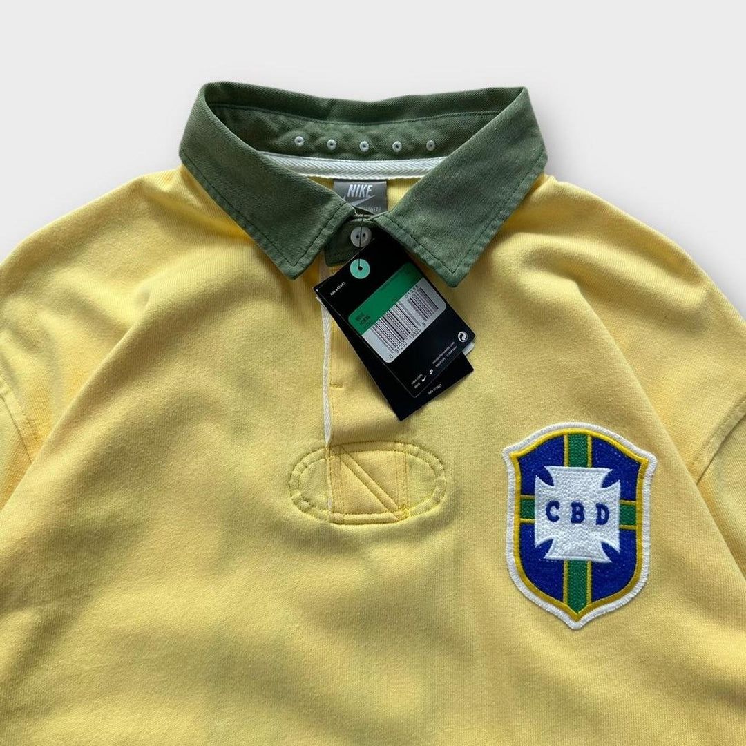 maillot de rugby Nike Brésil vintage - XL