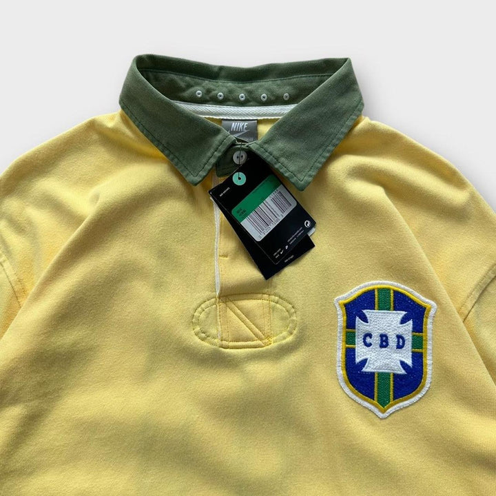 maillot de rugby Nike Brésil vintage - XL