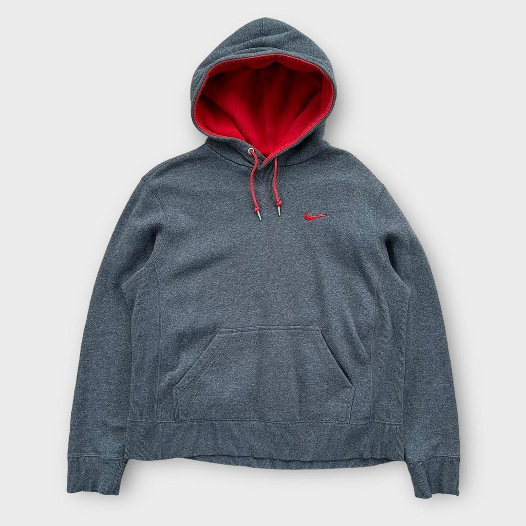 Nike - Sweat à capuche avec virgule - Gris - moyen