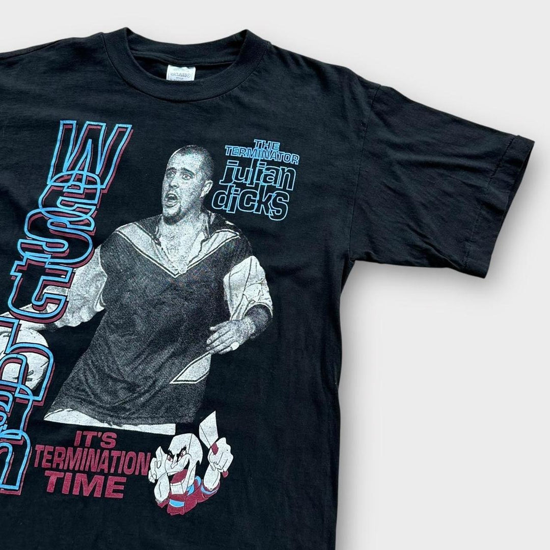 T-shirt graphique vintage West Ham Julian Dicks - moyen