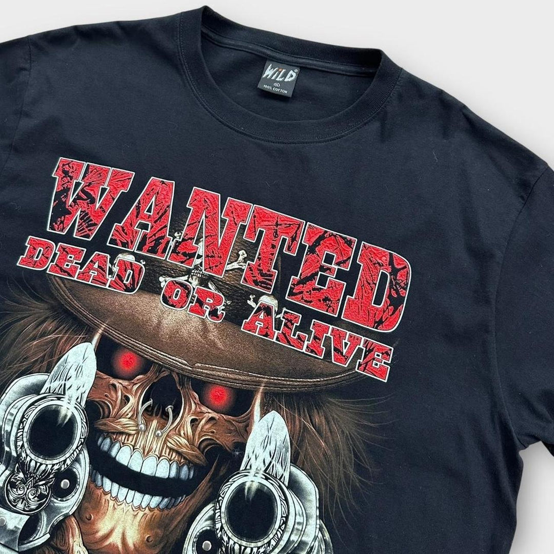 T-shirt graphique tête de mort - XL