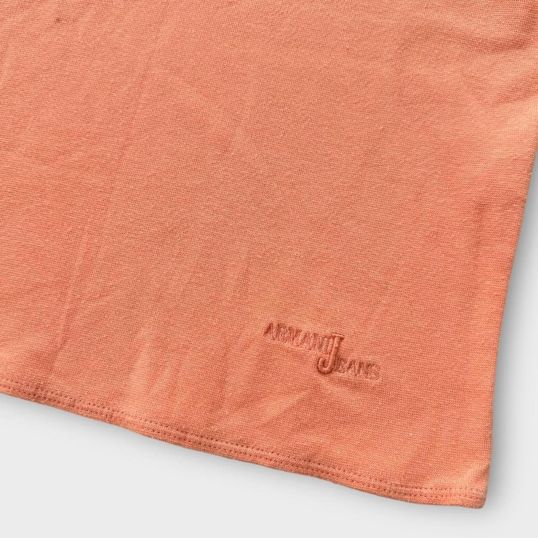 T-shirt en jeans Armani Y2K - UK16