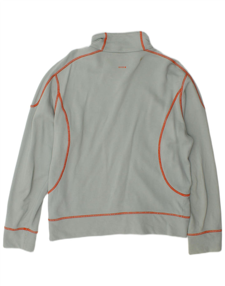 Hugo Boss Veste de survêtement en coton gris moyen |