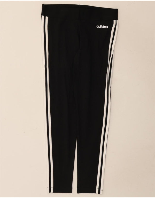 Adidas Leggings Femme UK 12/14 Coton Noir Moyen
