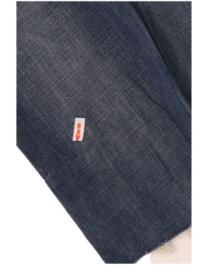 Superdry Jean Slim Déchiré Femme W28 L32 Bleu Coton
