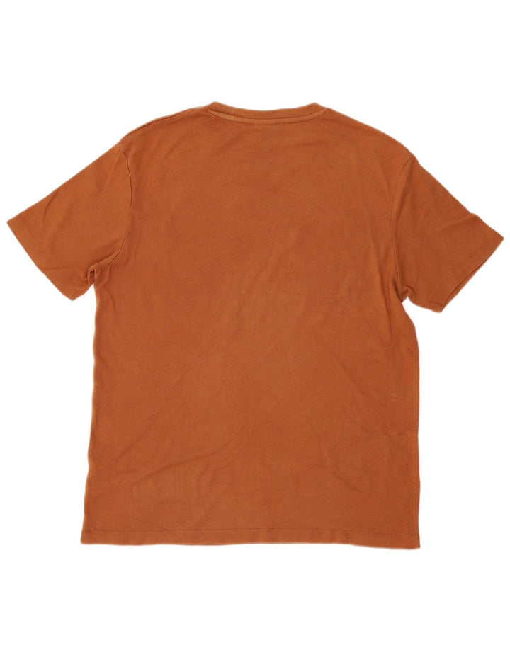 Zara T-Shirt Homme Marron Moyen