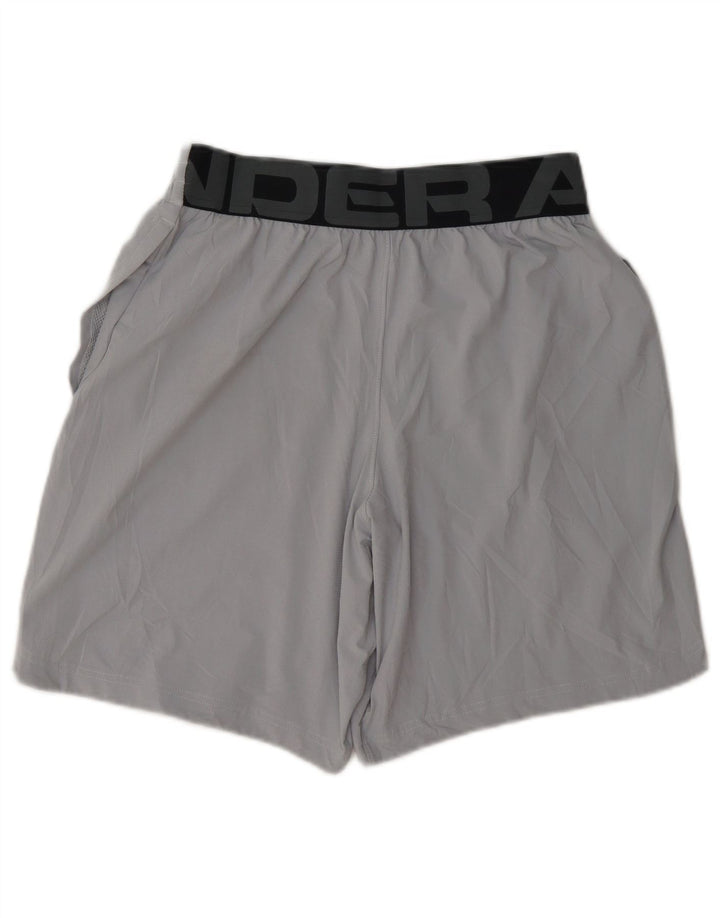 Under Armour Short de Sport Graphique Homme Gris Colorblock Polyester