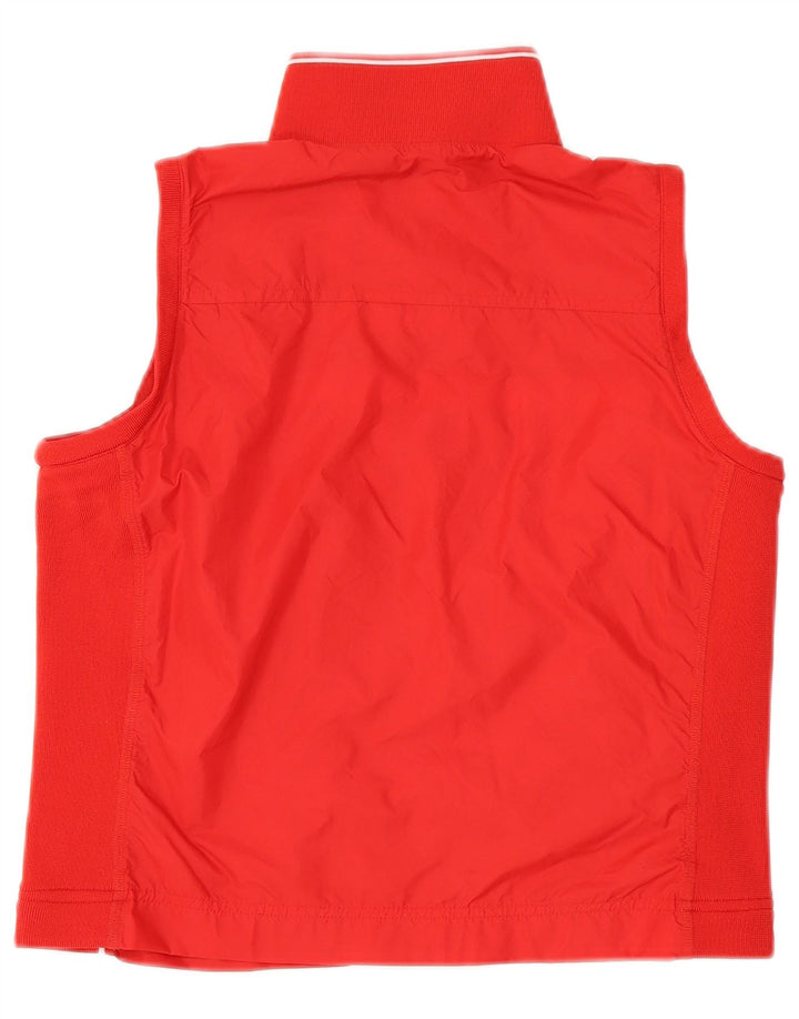 Champion Veste de survêtement sans manches pour femme UK 14 Rouge moyen Polyamide