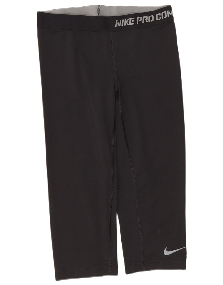 Nike Legging Capri Dri Fit Graphic pour femme UK 12 Noir moyen
