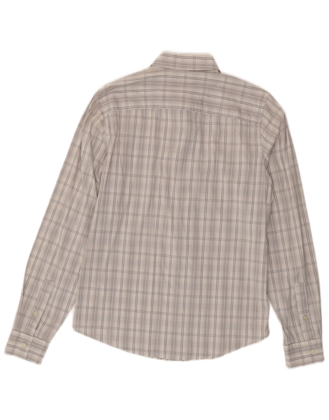 Calvin Klein Jeans Chemise Homme Gris Moyen Carreaux Coton
