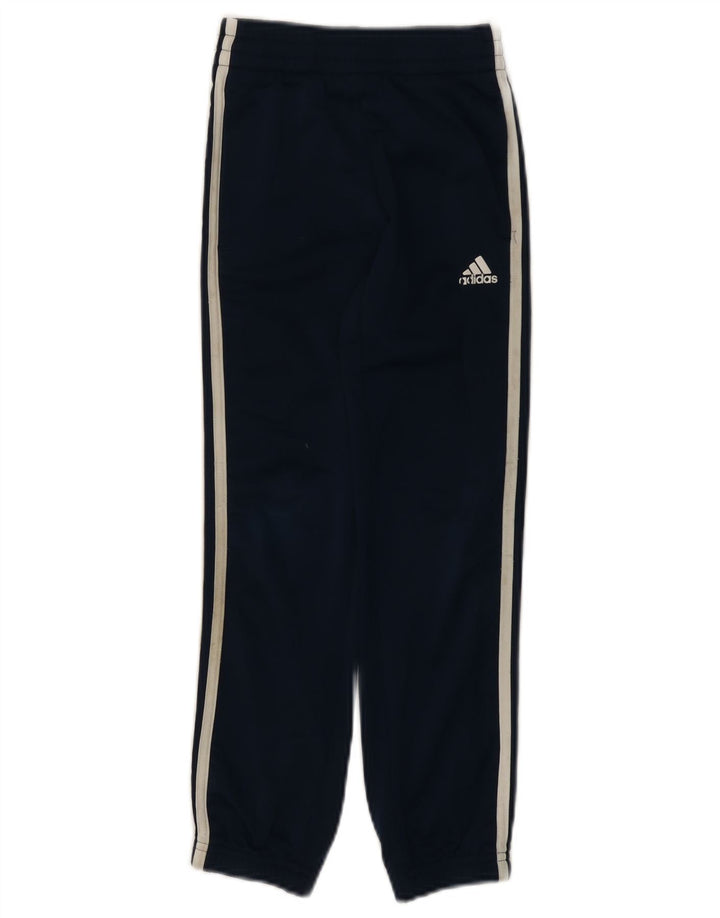 Adidas Pantalon de Survêtement Garçon Joggers 7-8 ans Bleu Marine Polyester
