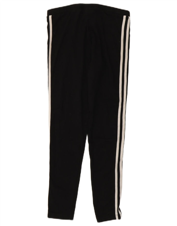 Adidas Leggings Femme UK 14 Coton Noir Moyen