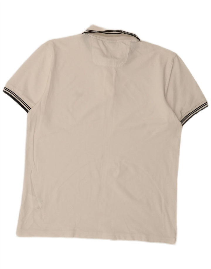 Hugo Boss Polo Slim Fit en coton blanc moyen